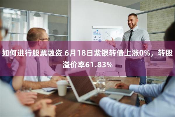 如何进行股票融资 6月18日紫银转债上涨0%，转股溢价率61.83%