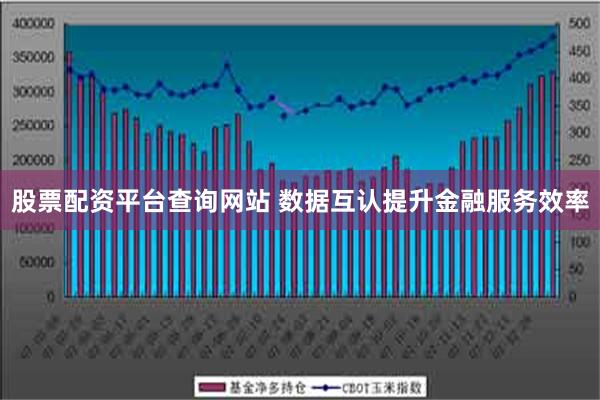 股票配资平台查询网站 数据互认提升金融服务效率