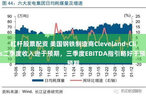 杠杆股票配资 美国钢铁制造商Cleveland-Cliffs二季度收入逊于预期，三季度EBITDA指引略好于预期