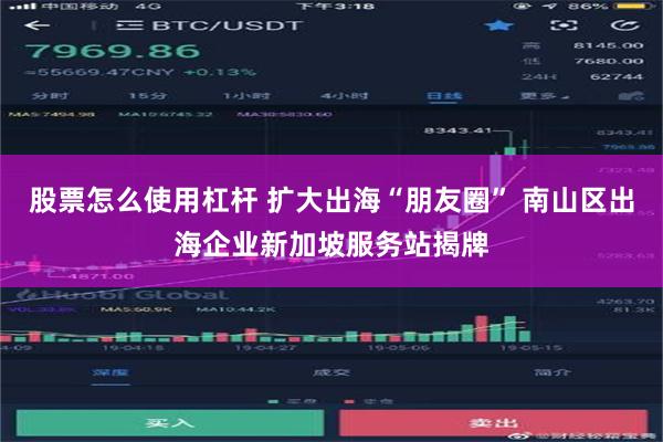 股票怎么使用杠杆 扩大出海“朋友圈” 南山区出海企业新加坡服务站揭牌
